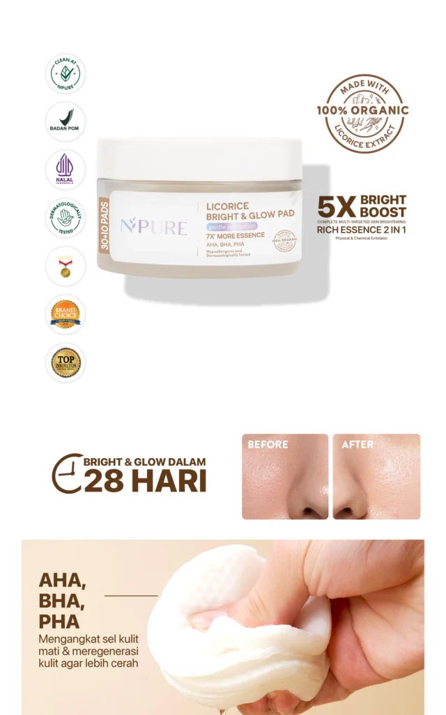 NPURE Licorice Brightening Pad 4 Scaled