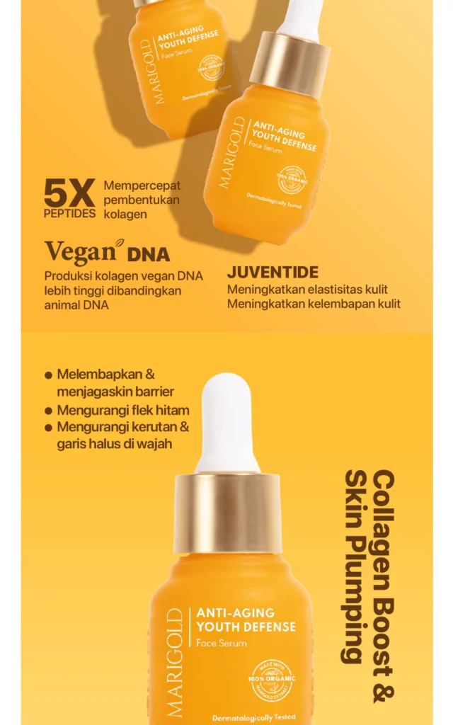 NPURE Marigold Anti Aging Youth Defense Face Serum 3