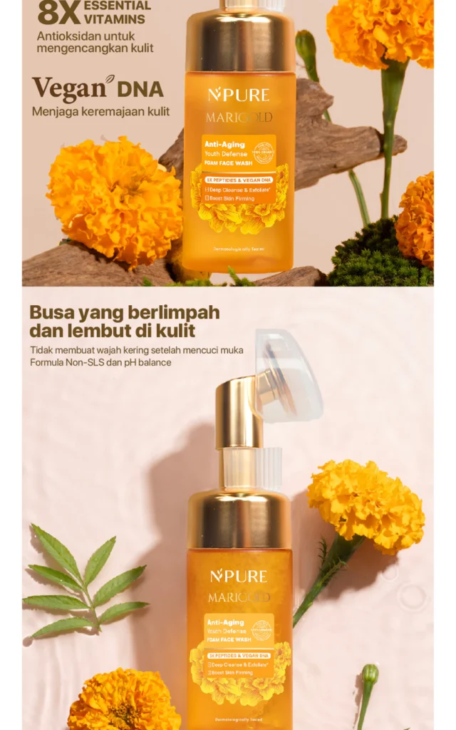 NPURE Marigold Facial Wash 3 1