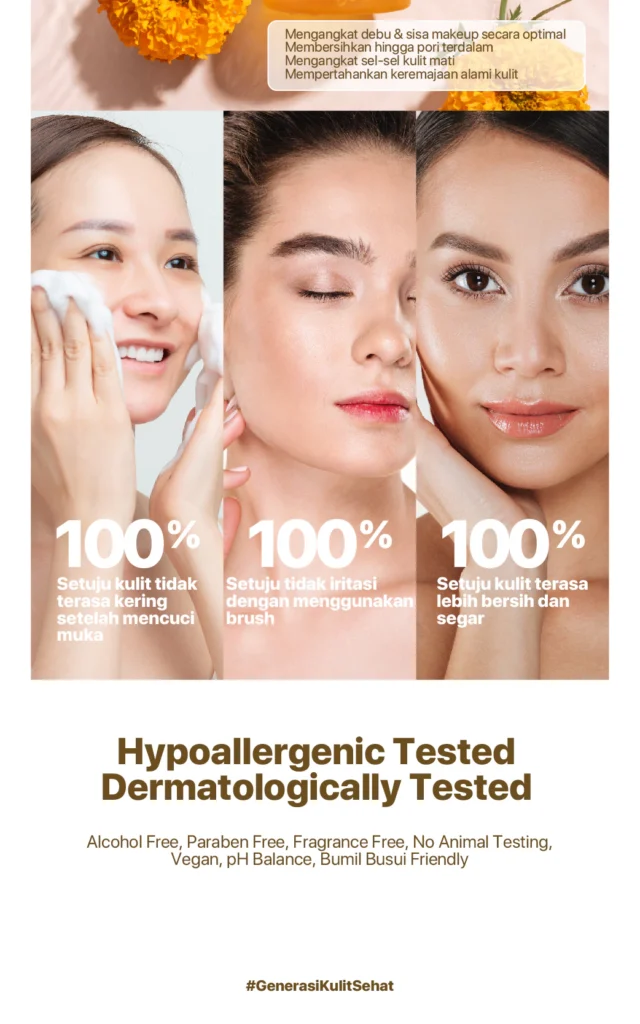 NPURE Marigold Facial Wash 4 1