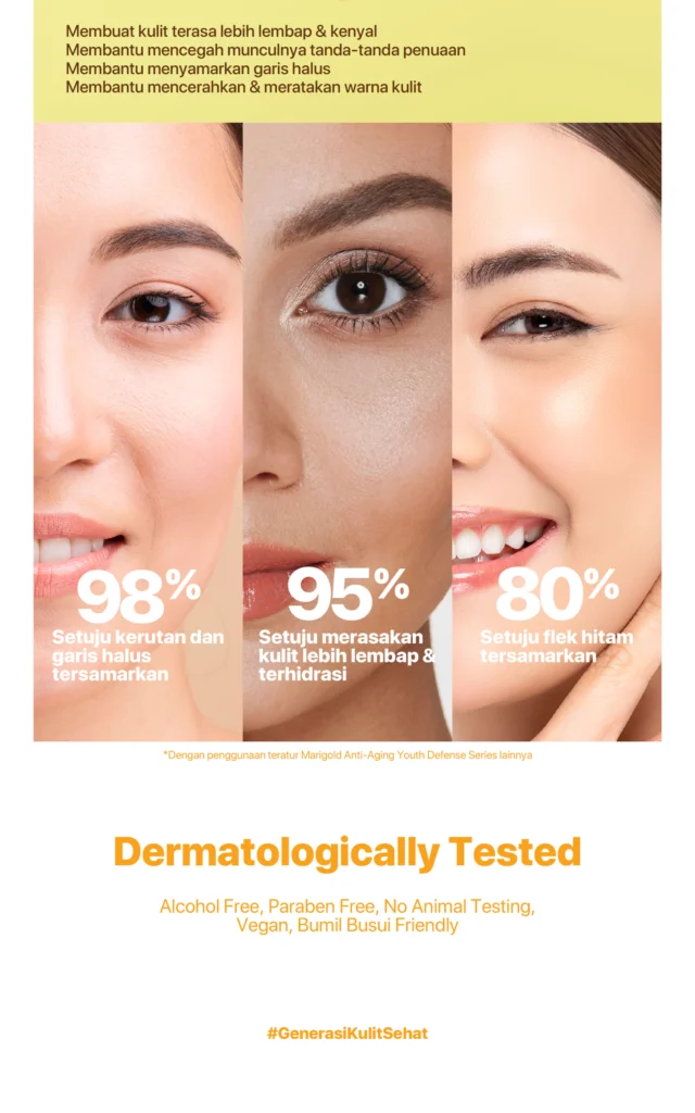 NPURE Marigold Sheet Mask Untuk Awet Muda Glowing Dan Hydrating 4 1 Scaled