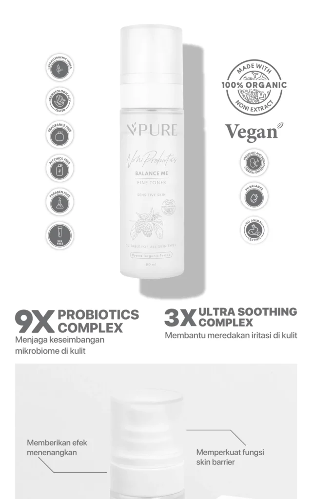 NPURE Noni Toner Balance Me Hypoallergenic Untuk Kulit Sensitif 2 Scaled