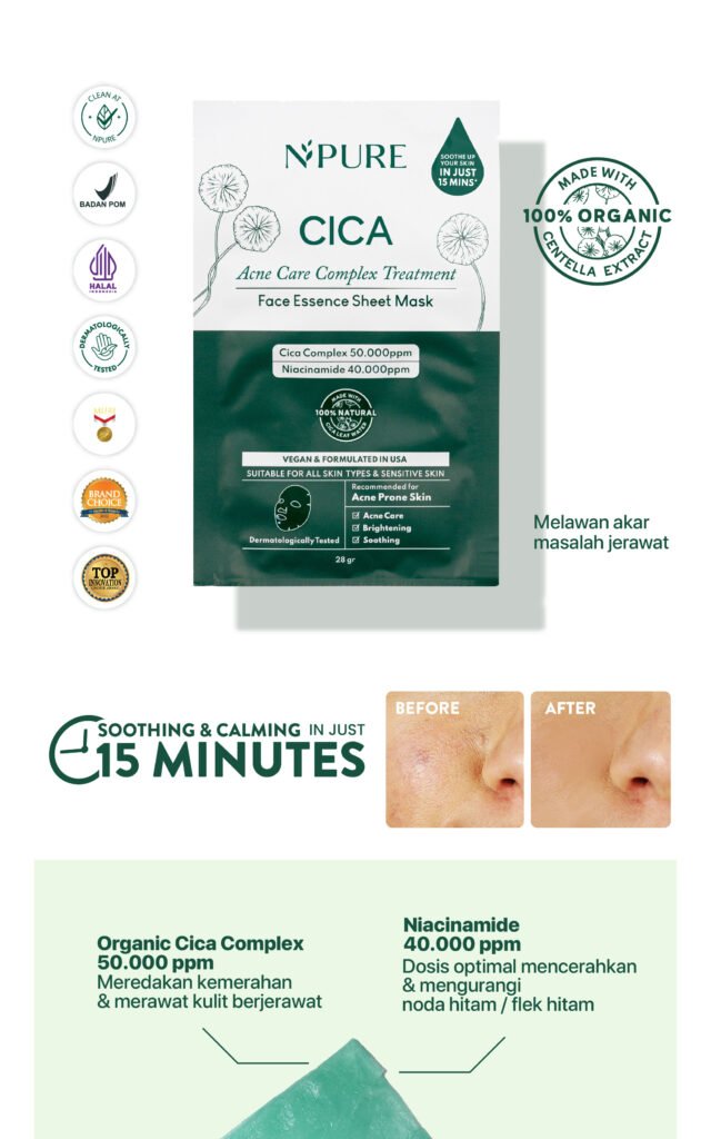 Rangkaian NPURE Cica Series Untuk Perawatan Jerawat 2 Scaled