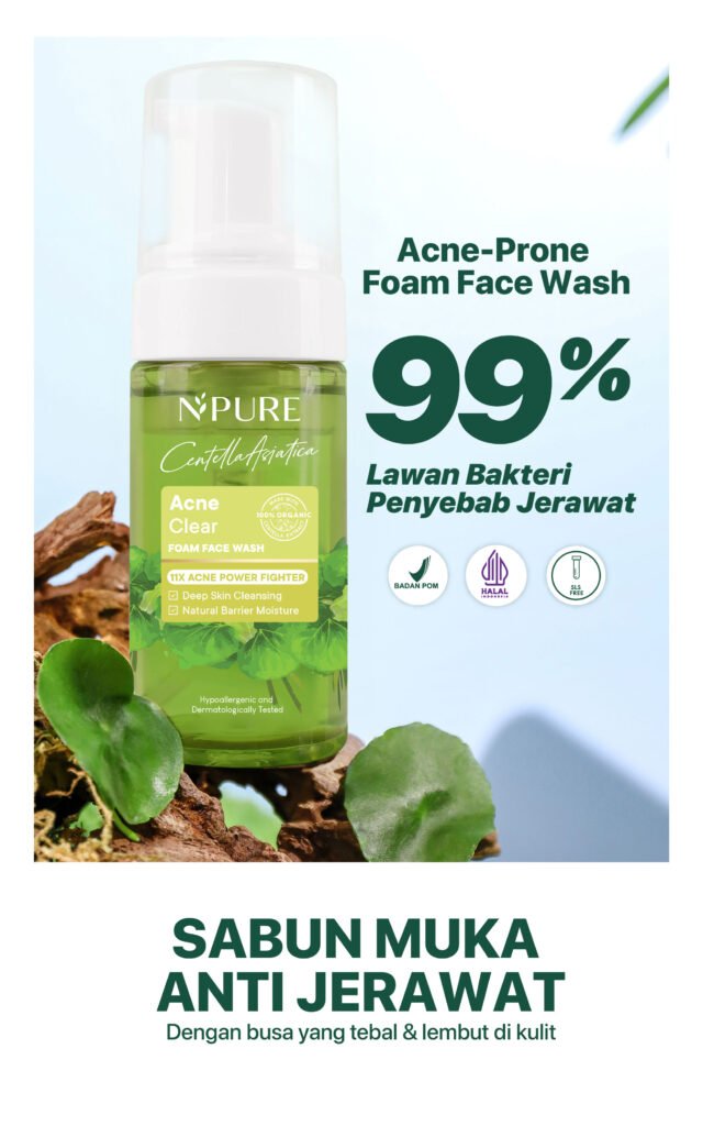 Acial Wash Cica Untuk Kulit Berjerawat NPURE 1 Scaled