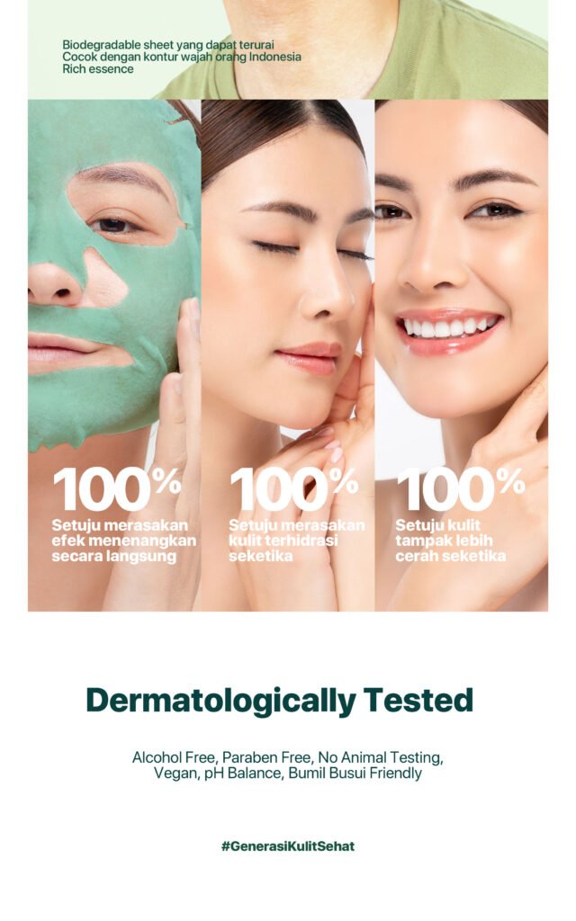 Masker Wajah Centella Untuk Kulit Berjerawat 4 Scaled